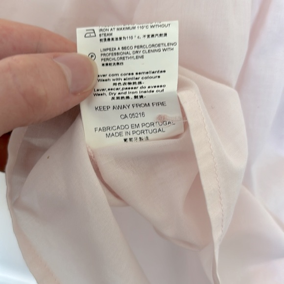 Patachou Blush Pink Cotton Blouse with Bows - Picture 6 of 7